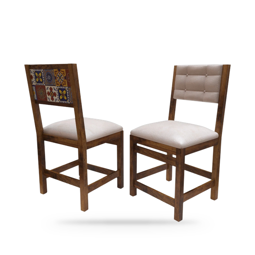 Silla de Restaurante Modelo A1 (Respaldo Curvo Elegancia) vista 2