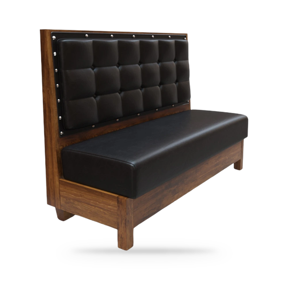 Booth Sencillo Modelo B12 (Vanguardia Respaldo Liso)