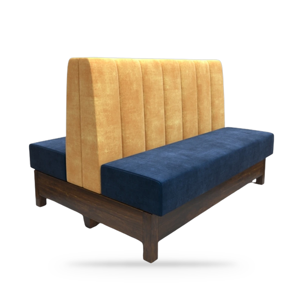 Booth Doble Modelo D2 (Respaldo Liso Doble Vista)