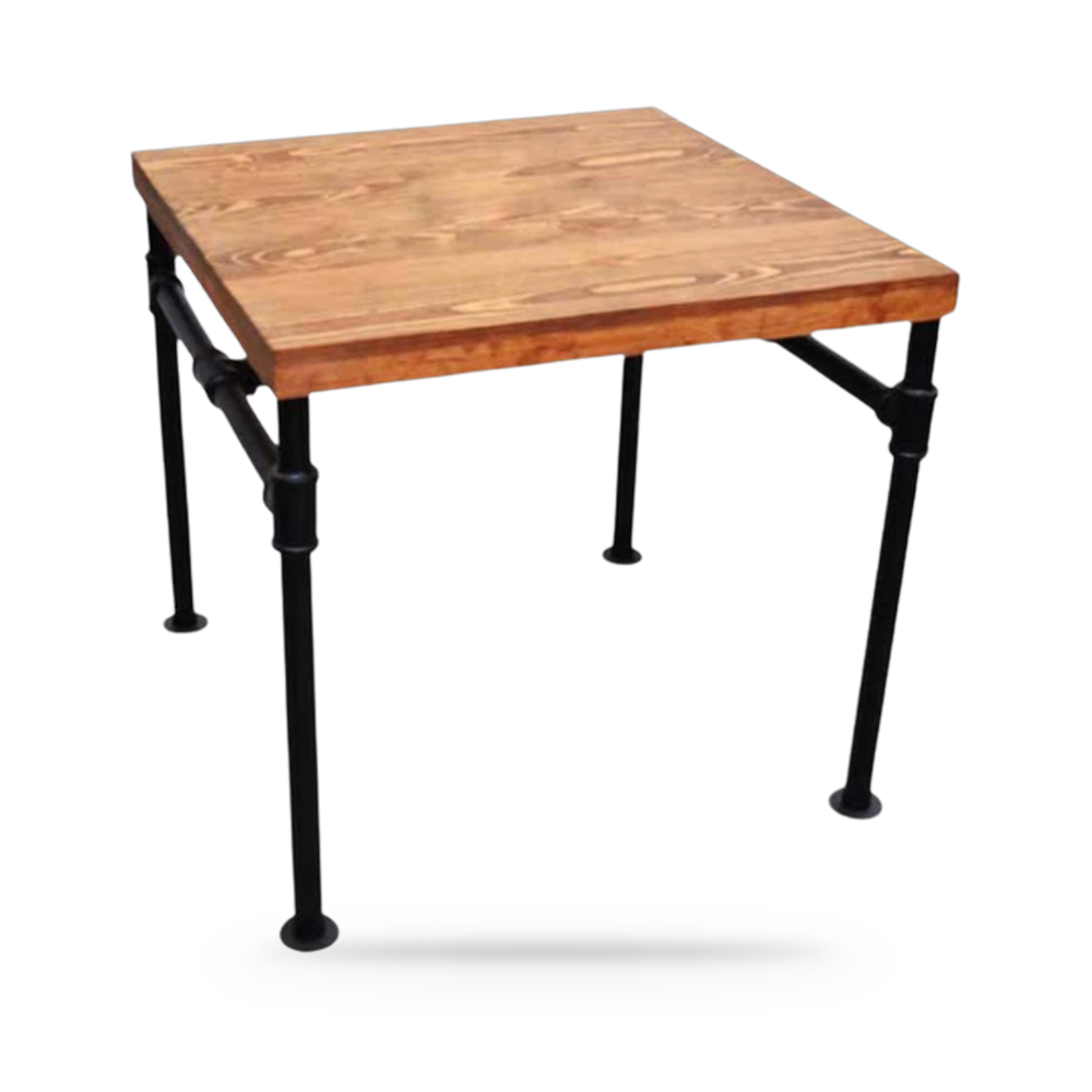 Mesa Cuadrada Bistró Modelo E3 (Madera Seleccionada)