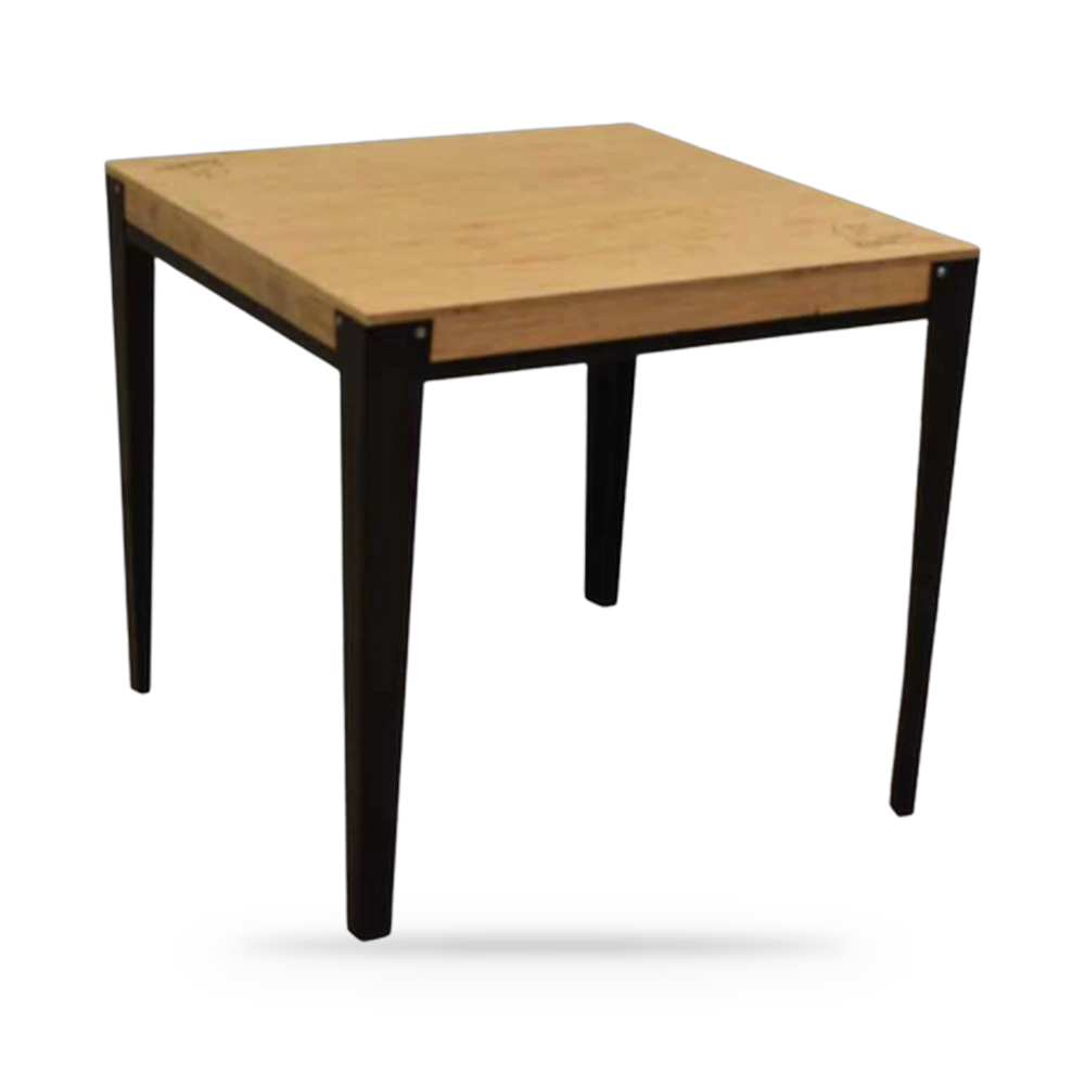 Mesa de Restaurante Modelo E5 (Cantos Biselados Parota)