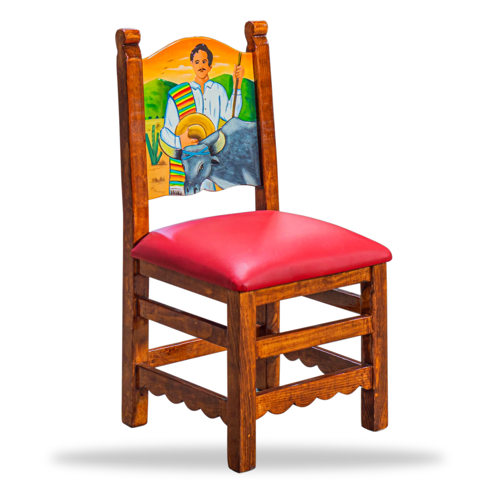 Campesino Tallado — muebles coloniales mexicanos para casa de madera maciza, envío a USA