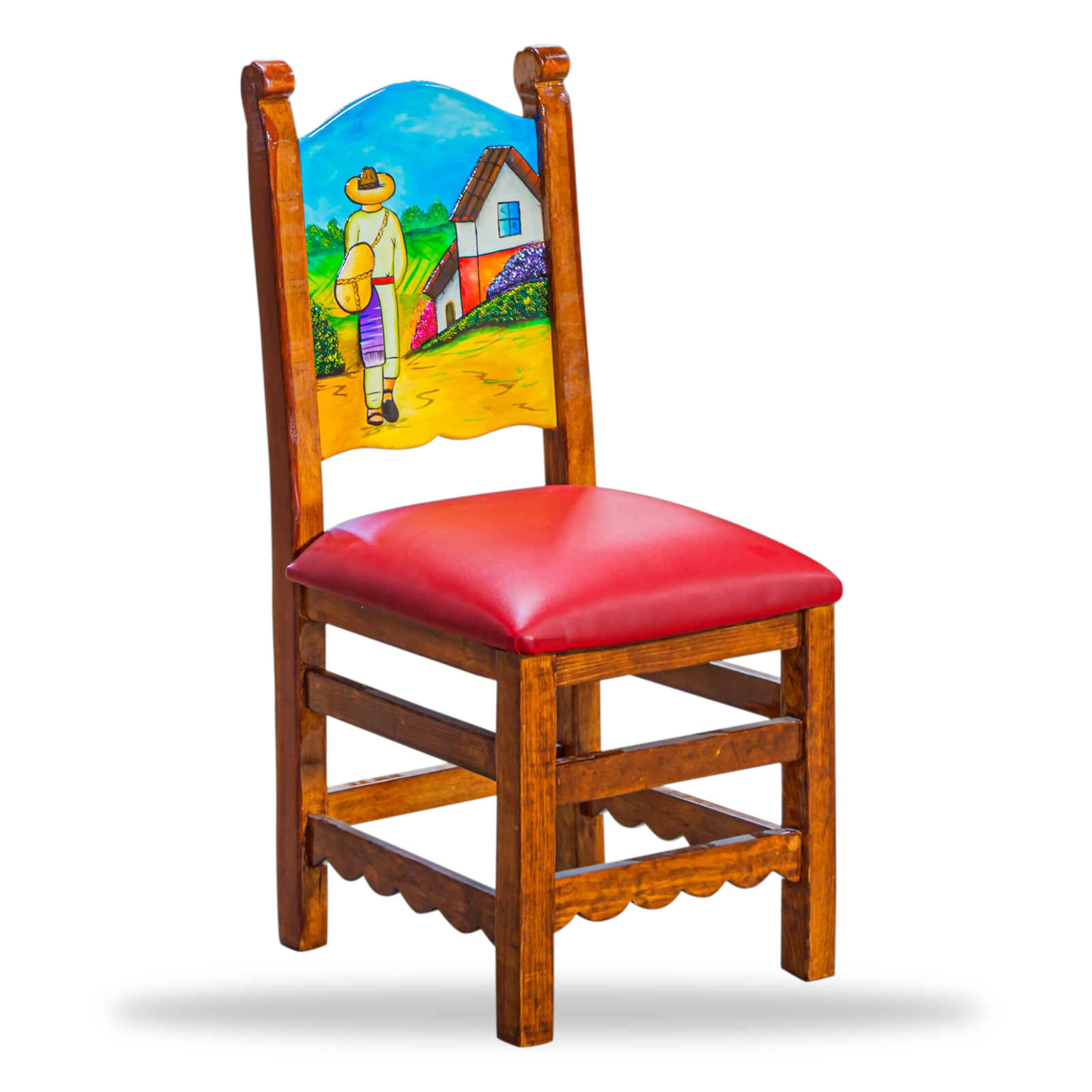 Espalda Tallado — muebles coloniales mexicanos para casa de madera maciza, envío a USA