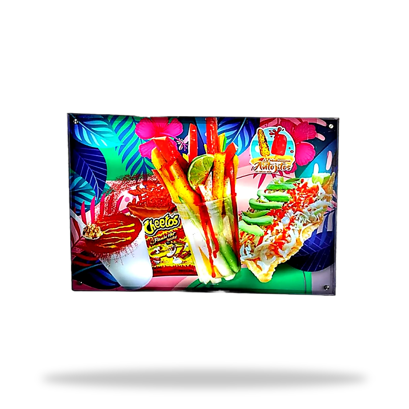 Cuadro Luminoso — decoración mexicana para restaurante, envío USA