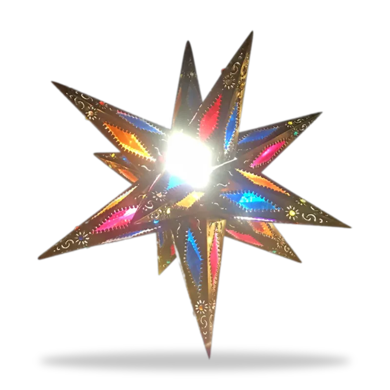 Estrella con colores