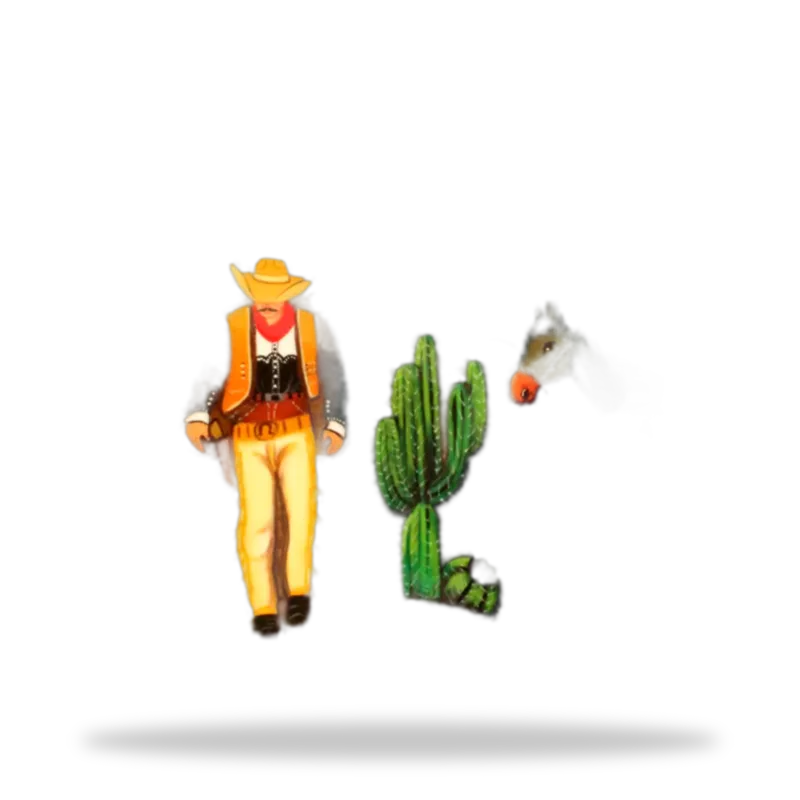 Vaquero en el Desierto