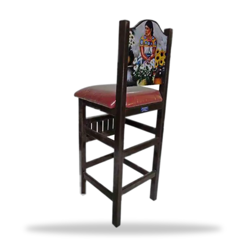 Señora con Flores vista 3