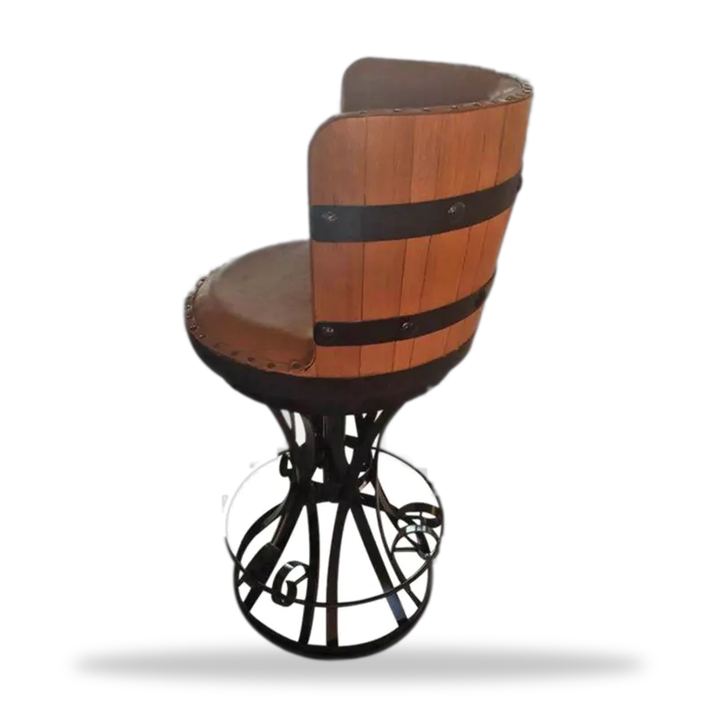 Silla de barril vista 3