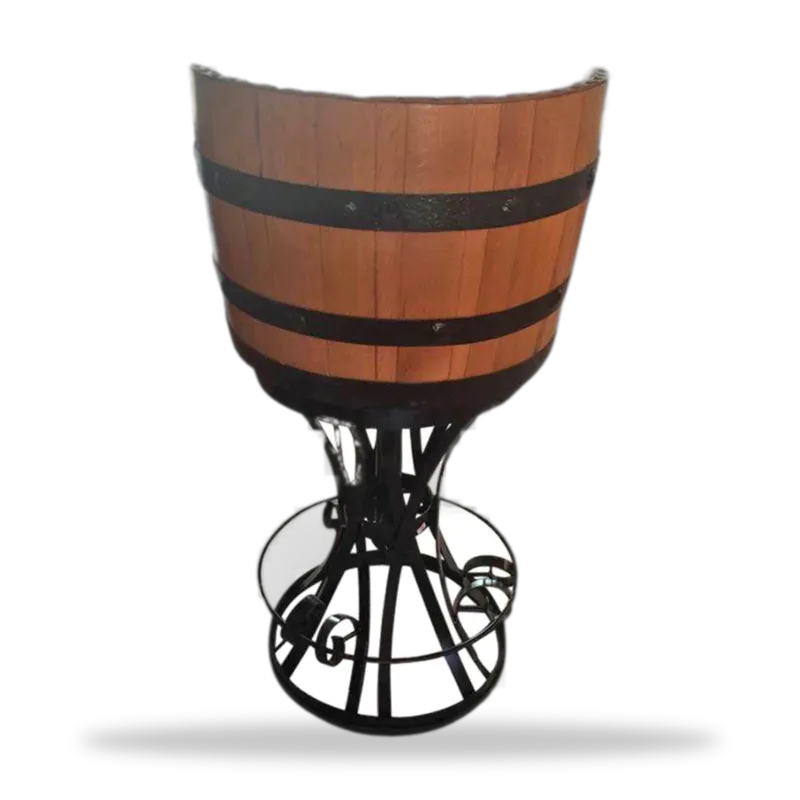 Silla de barril vista 4